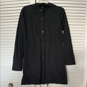 Eileen Fisher Charcoal Gray Hooded Jacket